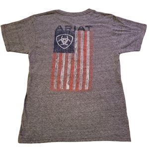 Men's Ariat flag tee